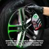 imageTurtle Wax 53733 Hybrid Solutions Graphene Acrylic Tire Shine Spray Coating No Sling Tire Dressing Long Lasting Deep Black Shine UV Protection and Dirt Repellant 23 oz Pack of 123 Fl Oz Pack of 1