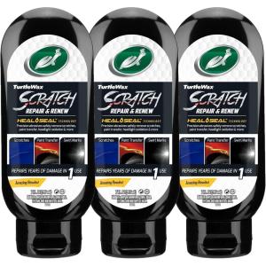imageTurtle Wax 50935 Scratch Repair and Renew Removes Fine Surface Scratches Swirls Paint Transfer for Vehicles Including Cars Trucks and Motorcycles Safe for All Paint Colors 7 oz Pack of 17 Fl Oz Pack of 3