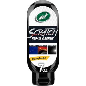imageTurtle Wax 50935 Scratch Repair and Renew Removes Fine Surface Scratches Swirls Paint Transfer for Vehicles Including Cars Trucks and Motorcycles Safe for All Paint Colors 7 oz Pack of 17 Ounce Pack of 1