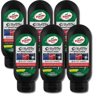 imageTurtle Wax 50935 Scratch Repair and Renew Removes Fine Surface Scratches Swirls Paint Transfer for Vehicles Including Cars Trucks and Motorcycles Safe for All Paint Colors 7 oz Pack of 16 Count Pack of 1