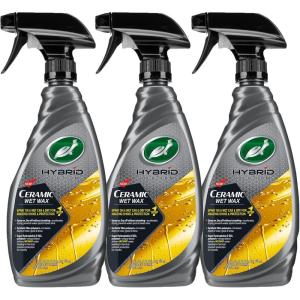 imageTurtle Wax 53410 Hybrid Solutions Ceramic Wet Wax One Step Shine and Protection Solution Extreme Water Beading Keeps Vehicle Cleaner for Longer No Streaks 26 oz Pack of 178 Fl Oz Pack of 1