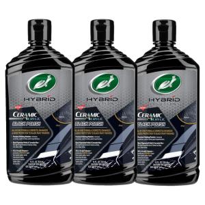 imageTurtle Wax 53448 Hybrid Solutions Ceramic Acrylic Black Polish and Wax Formulated for Black Car Paint Removes Surface Scratches and Swirl Marks Provides Water Repellency 14 oz Pack of 114 Ounce Pack of 3