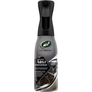 imageTurtle Wax 53482 Hybrid Solutions Streak Free Misting Car Interior Detailer and Cleaner for Dashboards and Consoles Use on Plastic Vinyl Leather Rubber Screens and Glass UV Protection 20 ozMisting Detailer Spray