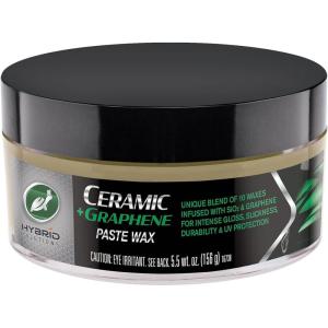 imageTurtle Wax 53737 Hybrid Solutions Ceramic Graphene Paste Wax PatentPending Advanced Paint Protection Extreme Gloss High Shine Finish For Cars Trucks and More 55 oz Pack of 1