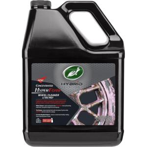 imageTurtle Wax 53744 Hybrid Solutions Hyper Foam Wheel and Tire Cleaner Spray on Heavy Duty Formula for Both Wheels and Tires Brake Dust Remover Clean and Prep for Tire Shine Gallon 128 Oz