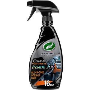 imageTurtle Wax 53787 Hybrid Solutions Ceramic Graphene Inside Job Interior Car Cleaner and Protectant Odor Eliminator Works on Leather Vinyl Plastic Rubber and More 16 fl oz Pack of 116 Fl Oz Pack of 1