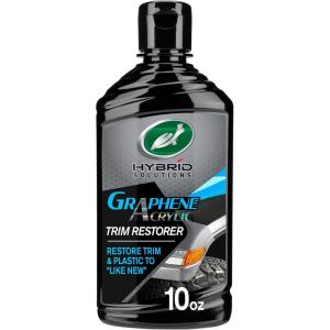 imageTurtle Wax 53838 Hybrid Solutions Graphene Acrylic Trim Restorer Brings Dull Faded Exterior Plastic and Trim Back to Life Permanently Protects from Future Damage 10 oz Pack of 110 Fl Oz Pack of 1