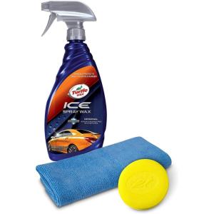 imageTurtle Wax T477R ICE Premium Spray Wax with Foam Applicator ampamp Microfiber Towel