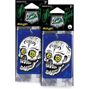 imageTurtle Wax X Mister Cartoon 54302 Air Fresh Odor Neutralizing Hanging Paper Air Freshener Long Lasting For Car and Home 6 Count 2 Packs Of 3 Midnight Fragrance