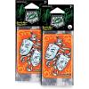 imageTurtle Wax X Mister Cartoon 54306 Air Fresh Odor Neutralizing Hanging Paper Air Freshener Long Lasting For Car and Home 6 Count 2 Packs Of 3 Smile Now Cry Later Fragrance